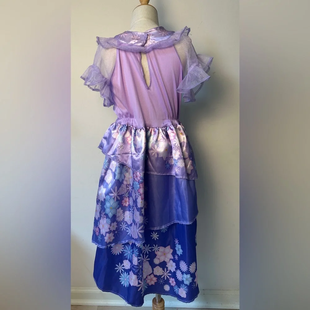 Isabela Madrigal Disneys Encanto Purple Floral Costume - Picture 3 of 5